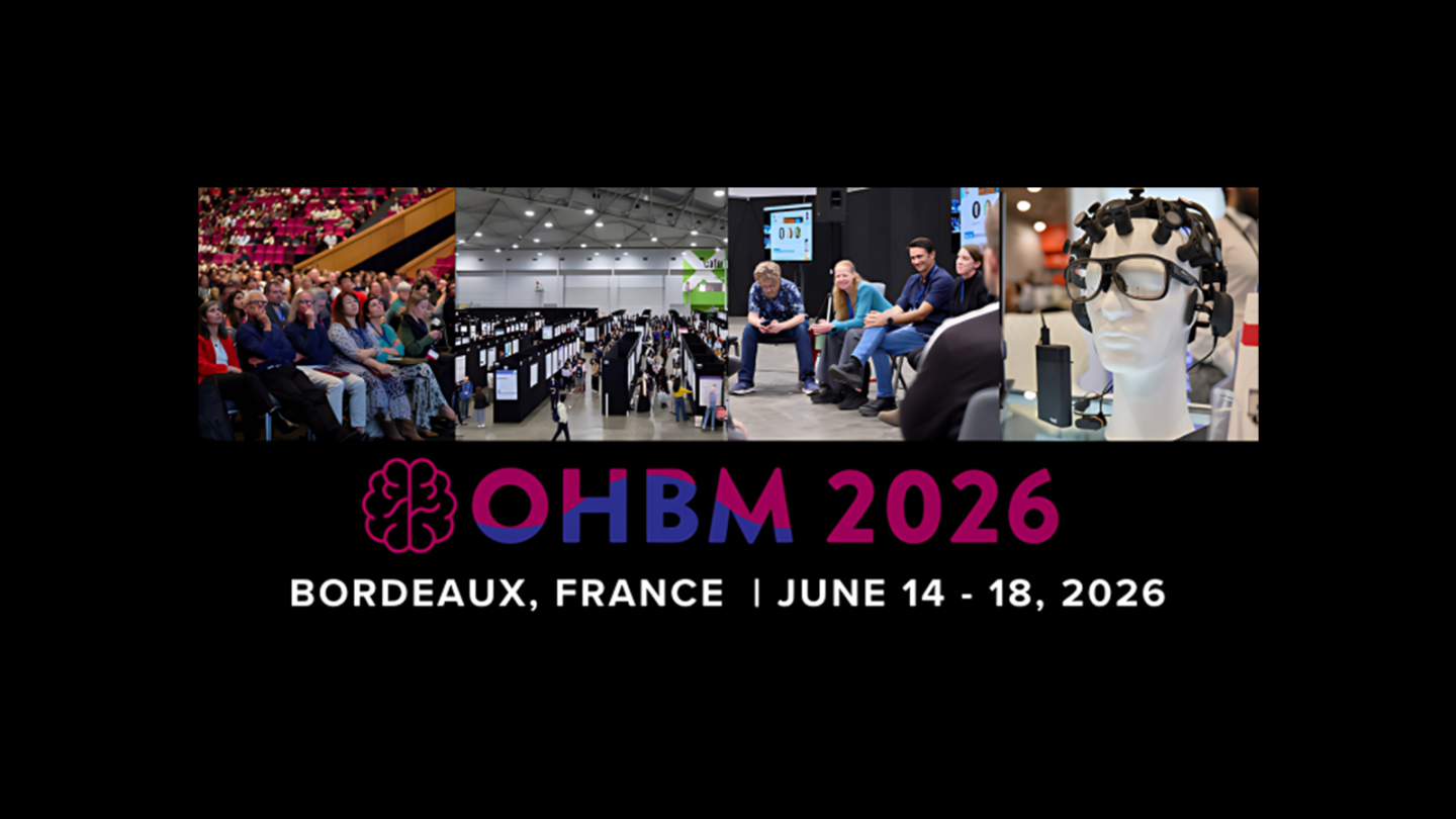 Banner for OHBM 2026 in Bordeaux
