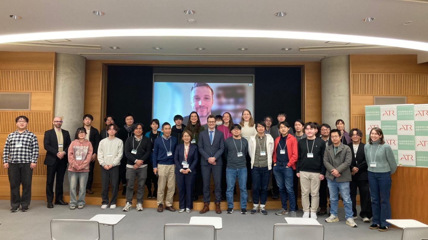 Group photo from the EBRAINS @ ATR Workshop