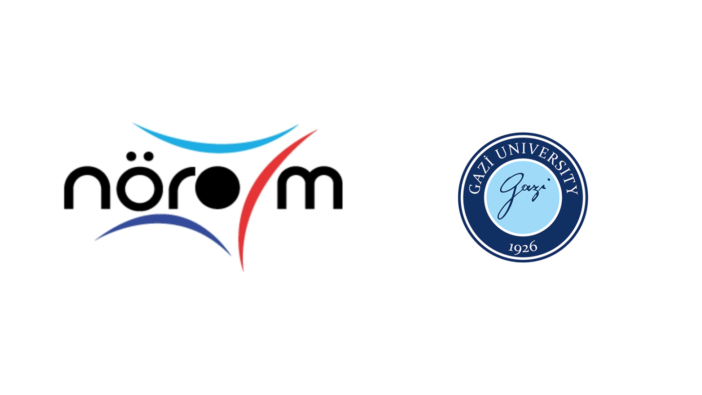Logos of NOROM and Gazi University