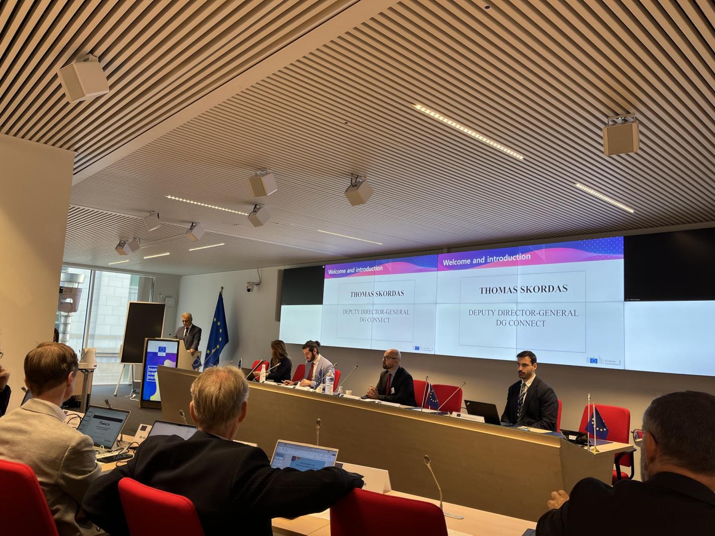 Thomas Skordas, Deputy Director-General of DG CONNECT, opens the Second Annual EDIC Gathering.