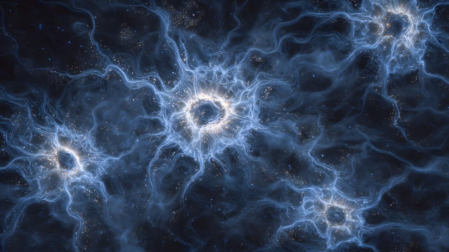 Detail of the structure and shape of astrocyte cells