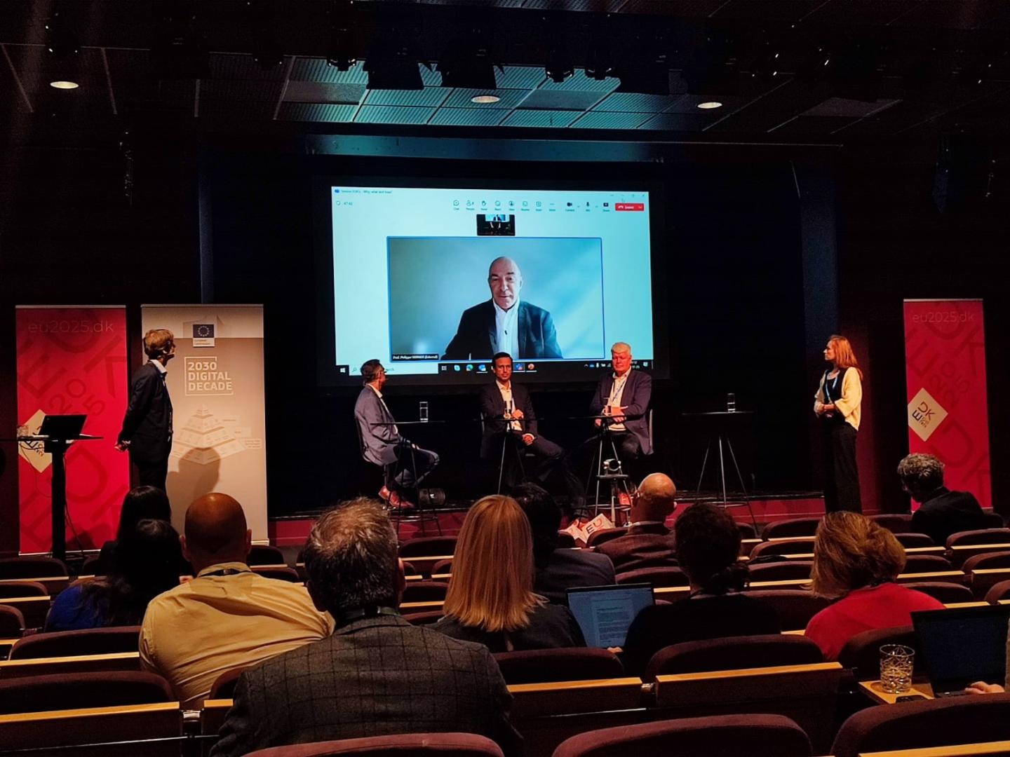 Prof. Philippe Vernier highlighted the benefits of an EDIC status for EBRAINS