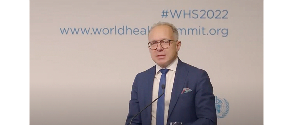 Pawel Swieboda at World Health Summit 2022