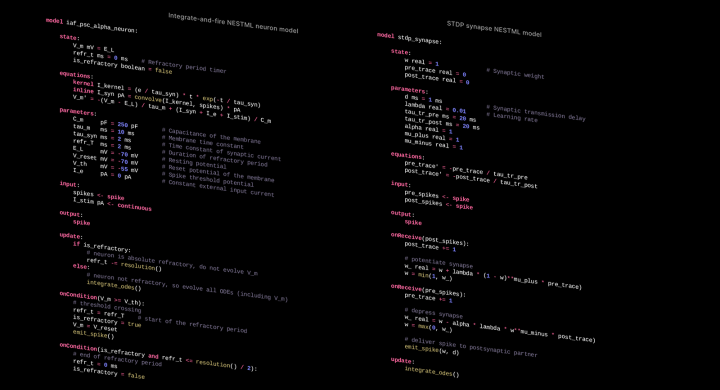 Image of NESTML code