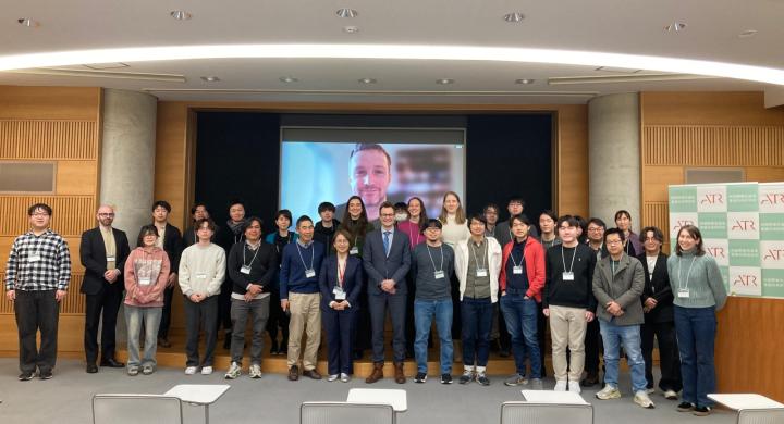 Group photo from the EBRAINS @ ATR Workshop