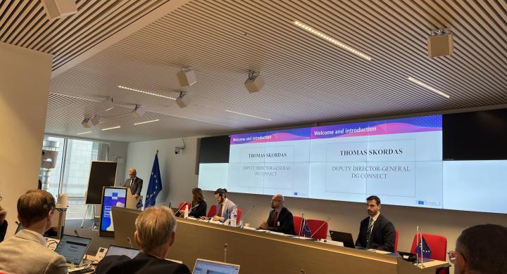 Thomas Skordas, Deputy Director-General of DG CONNECT, opens the Second Annual EDIC Gathering.