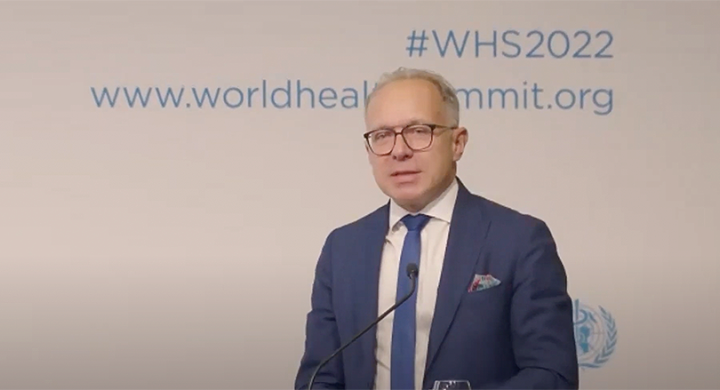 Pawel Swieboda at World Health Summit 2022