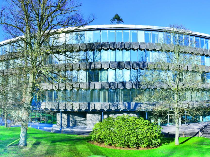 The Glaverbel building in Brussels, Belgium
