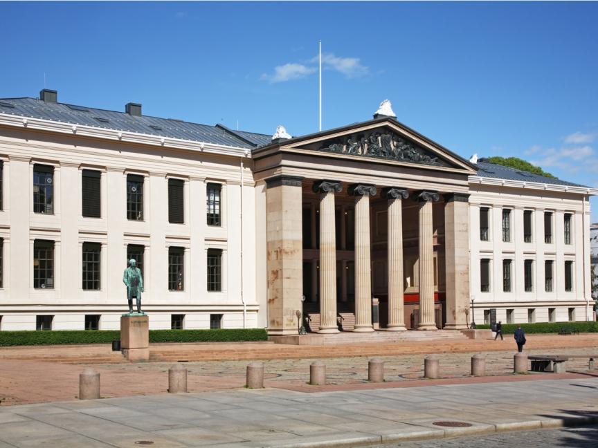 Central campus of university of Oslo. Norway