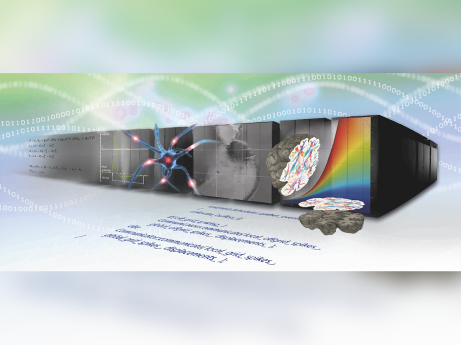 Graphic illustration of Jülich Supercomputing Centre