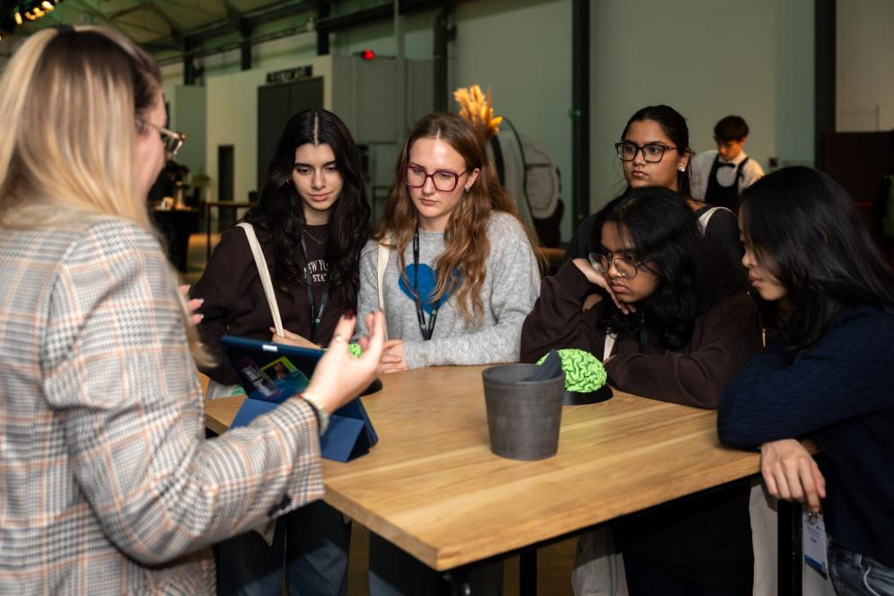 Photo of students at the EBRAINS Summit 2025