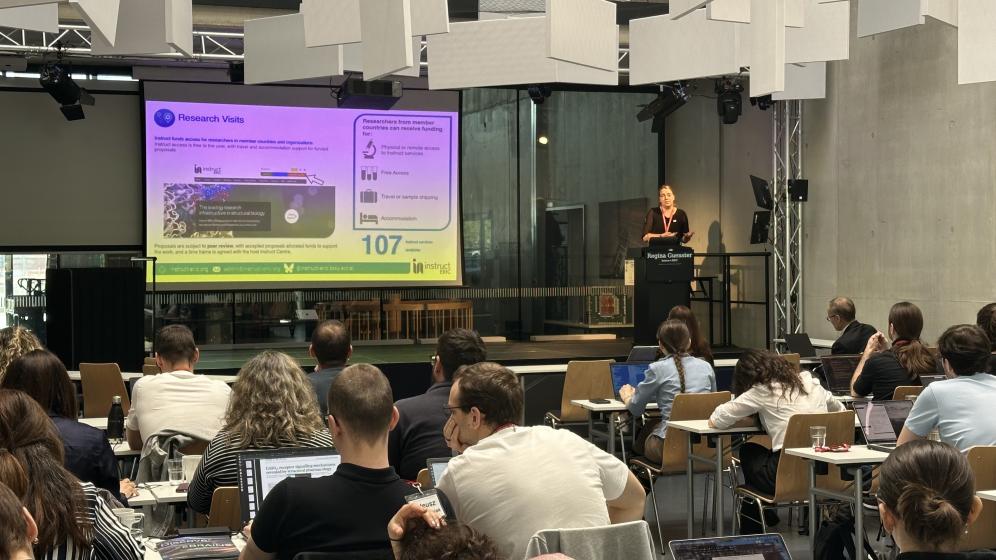 Regina Günster, representative from Instruct-ERIC. Image: EBRAINS