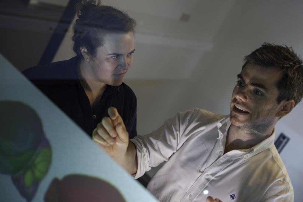 Ingvild Bjerke and Harry Carey