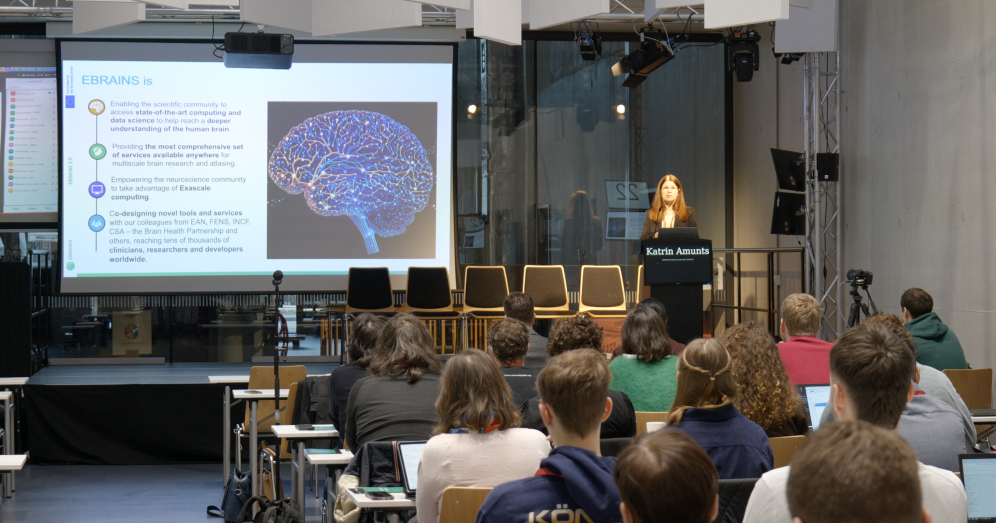 Katrin Amunts at the Tutorials And Users Day