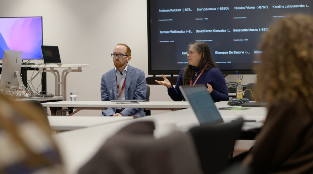 Sandra Diaz presents at the Tools For Teaching Workshop